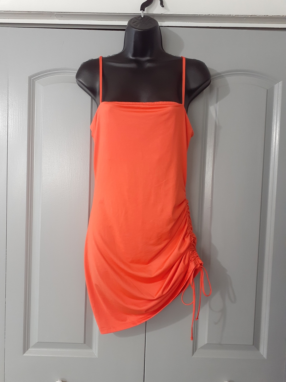H&M Divided Bright Orange Cami Dress